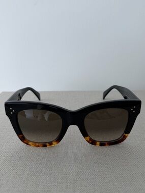 Celine Catherine Sunglasses CL 41098/F/S Black Havana